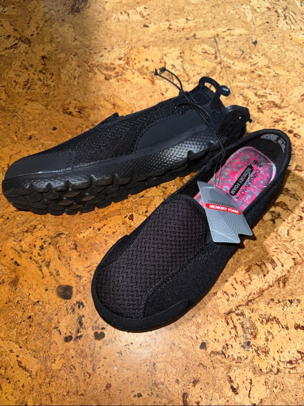 Danskin Now Black Slip-On Loafers